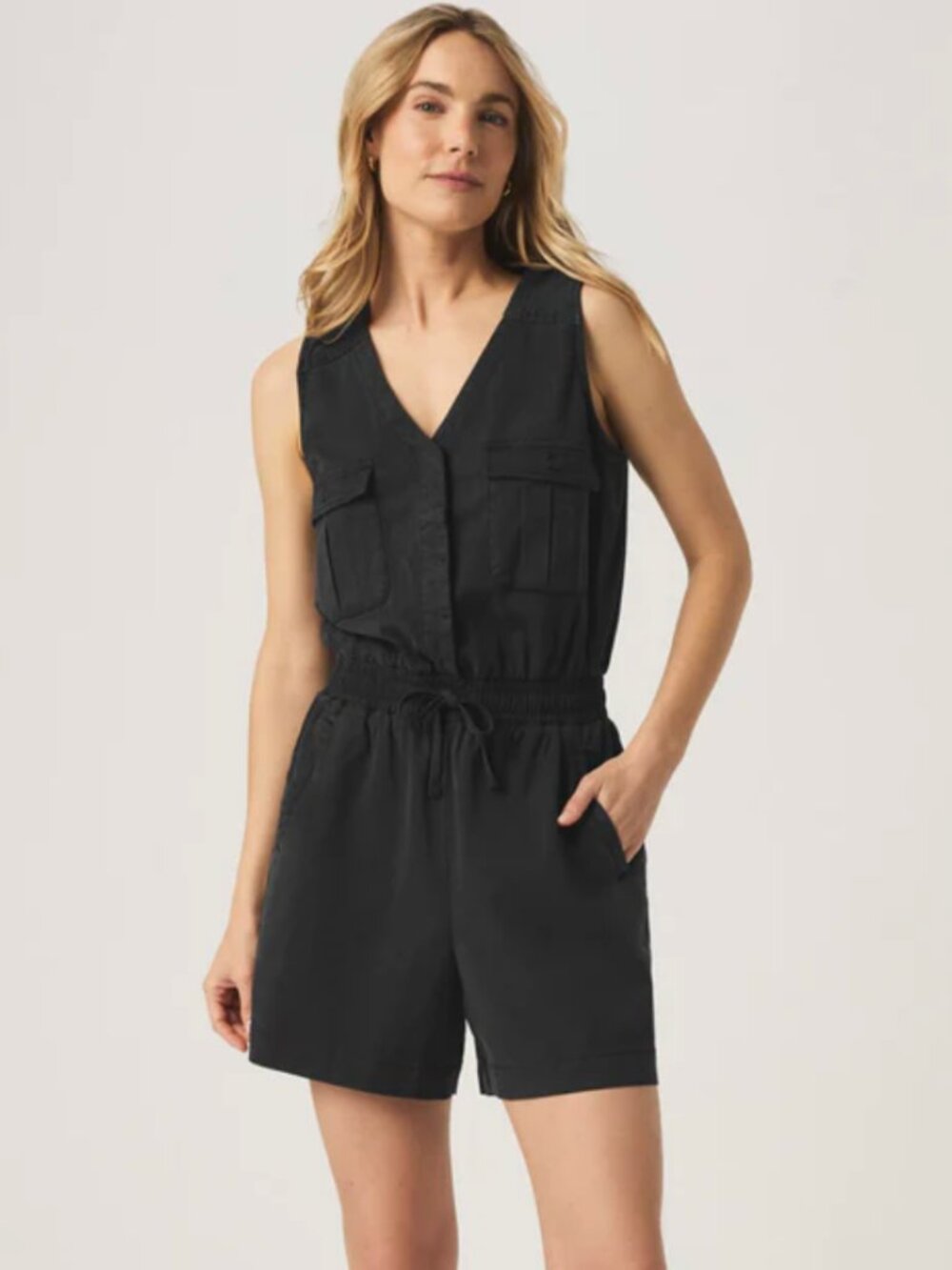 Splendid Adelina Romper in Black